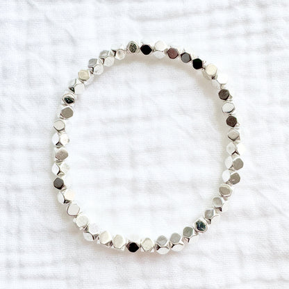 Hematite Sparkle Bracelet | Silver