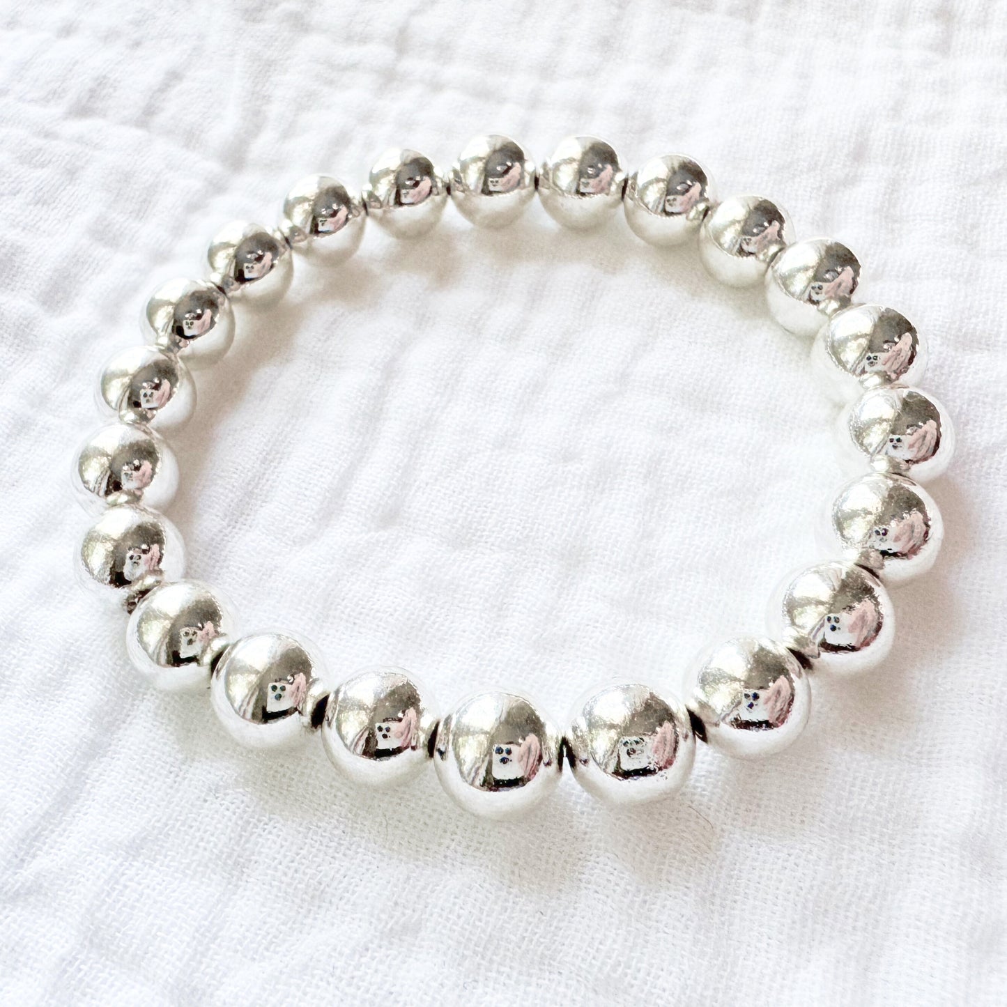 Hematite Statement Bracelet | Silver