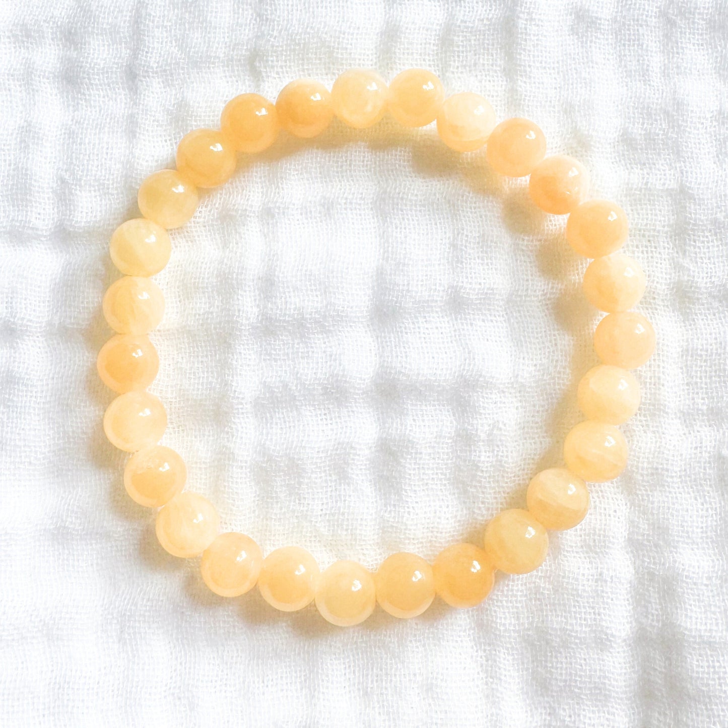 Honey Calcite Gemstone Bracelet