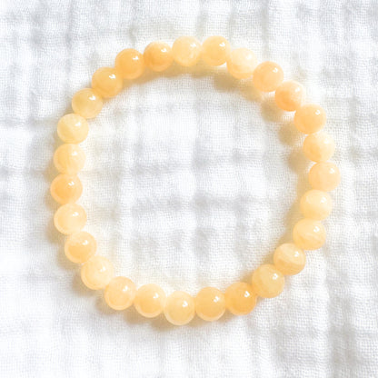 Honey Calcite Gemstone Bracelet