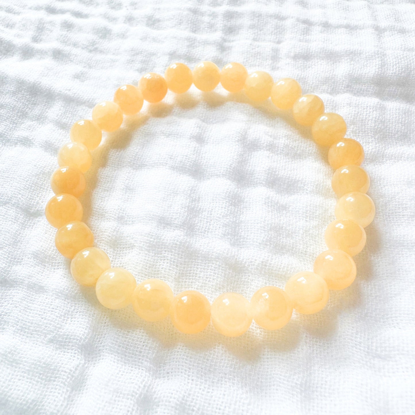 Honey Calcite Gemstone Bracelet