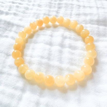 Honey Calcite Gemstone Bracelet