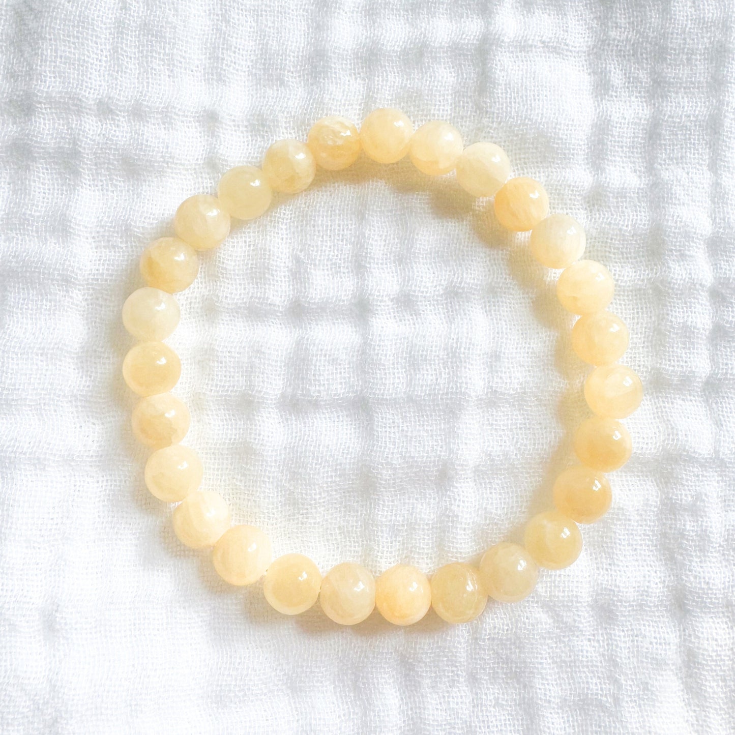 Honey Calcite Gemstone Bracelet