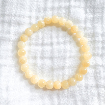 Honey Calcite Gemstone Bracelet