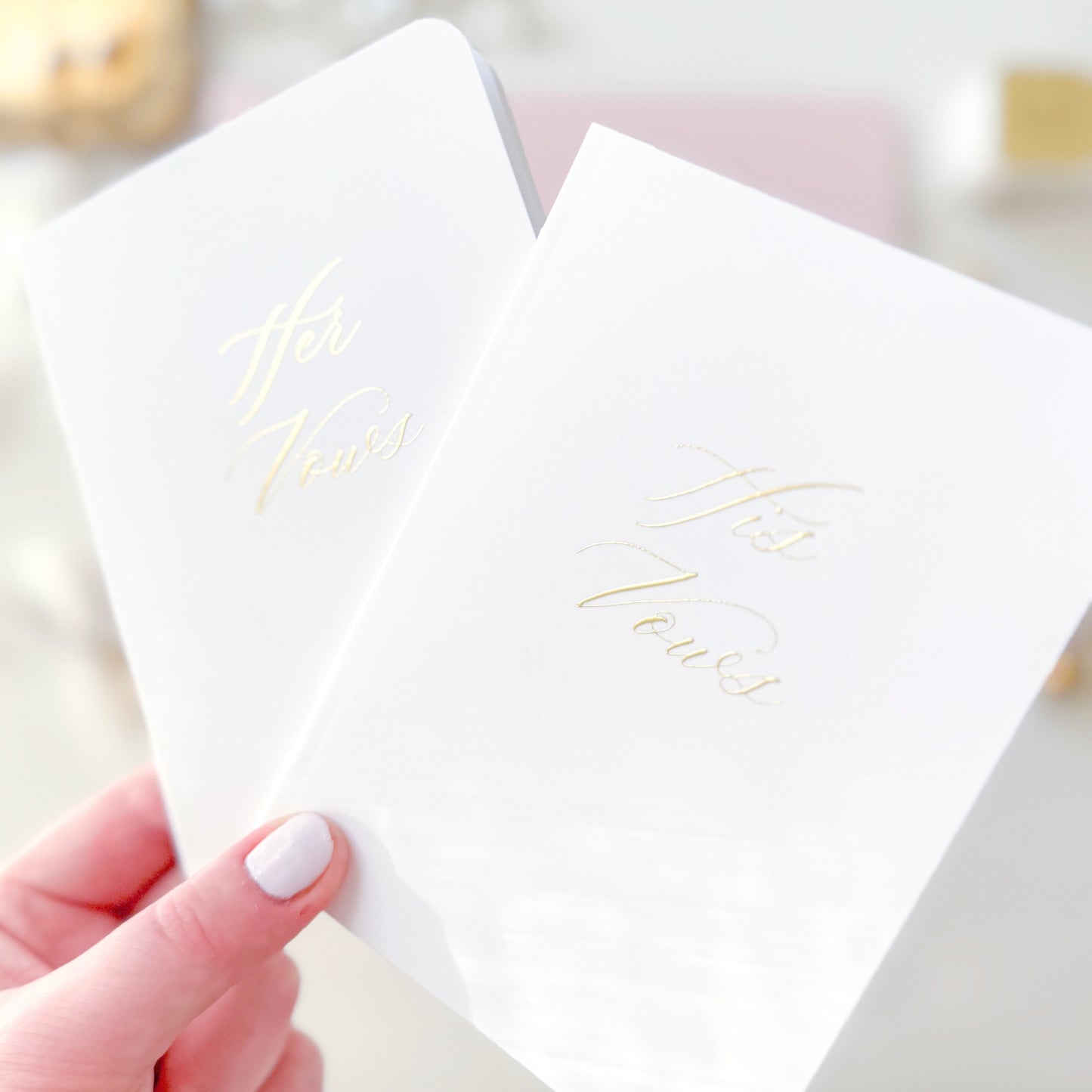 Wedding Vow Books | Custom Pronoun