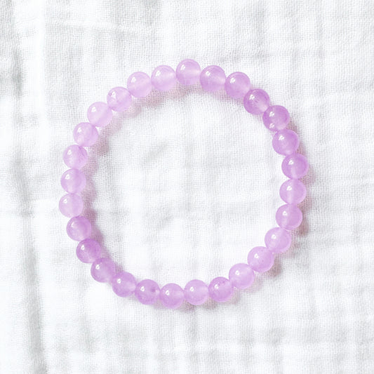 Lilac Jade Gemstone Bracelet