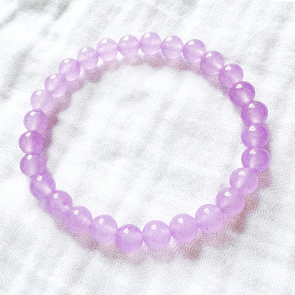 Lilac Jade Gemstone Bracelet