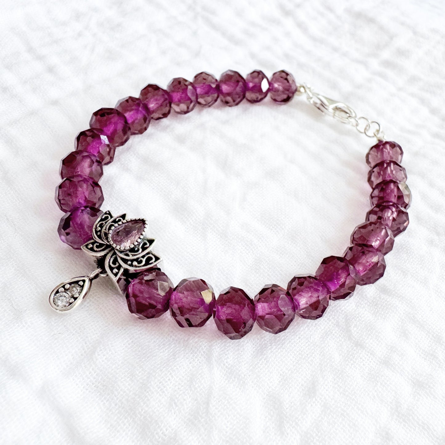 Lotus Bracelet | Silver