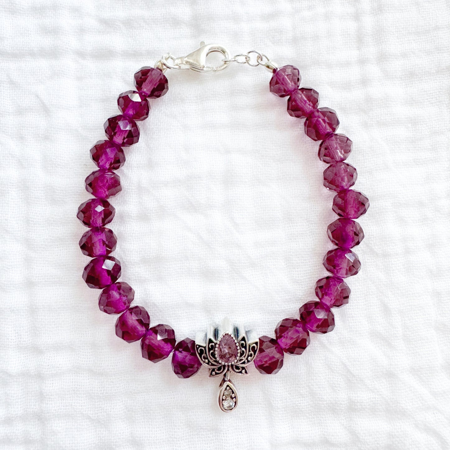 Lotus Bracelet | Silver