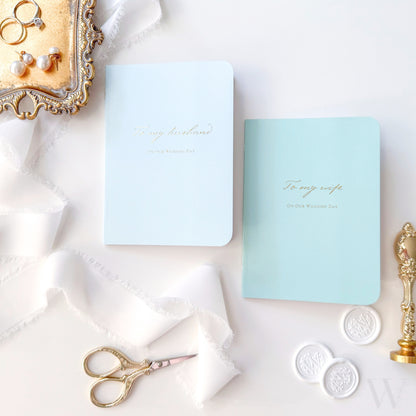 Wedding Vow Books | Custom On Our Wedding Day