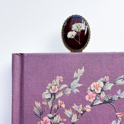 Lorraine Pressed Flower Bookmark | Bronze