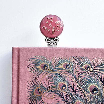 Marianne Pressed Flower Bookmark | Silver