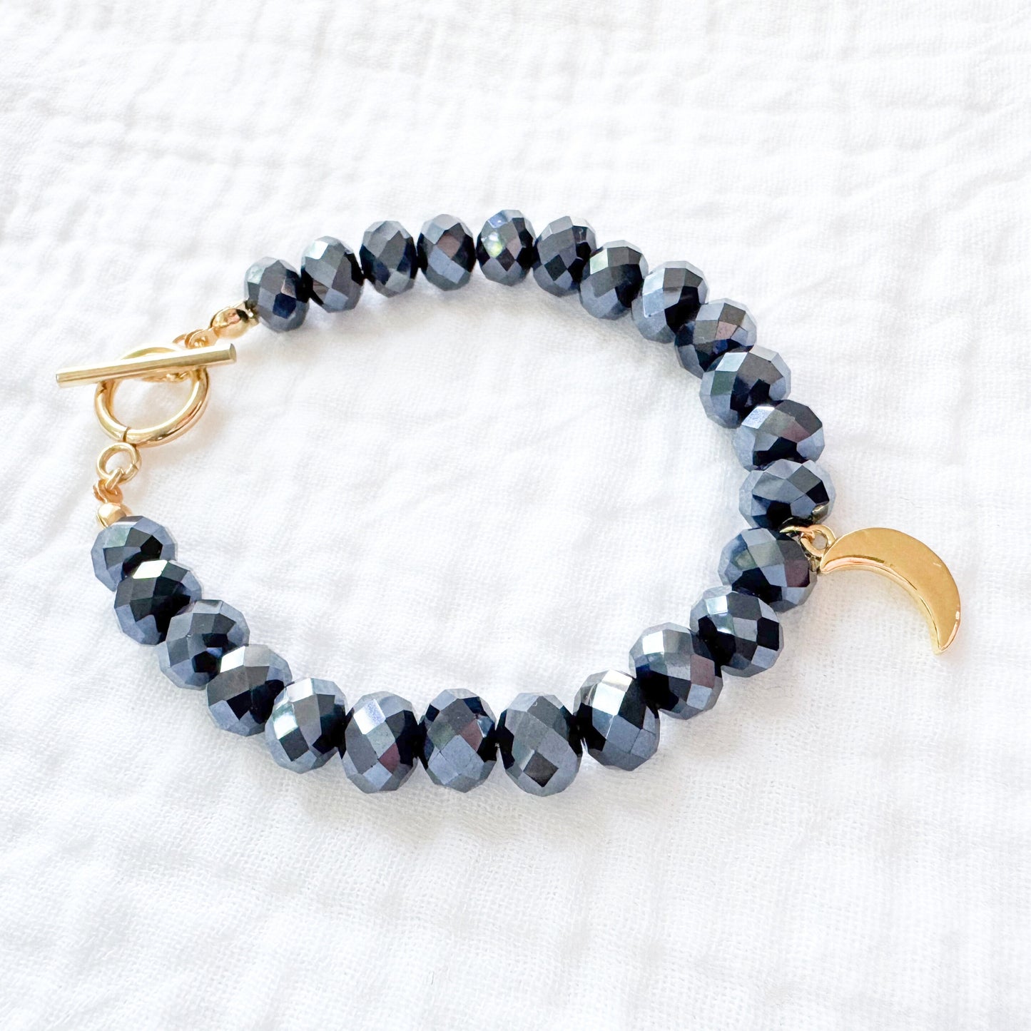 Midnight Moon Bracelet | Gold