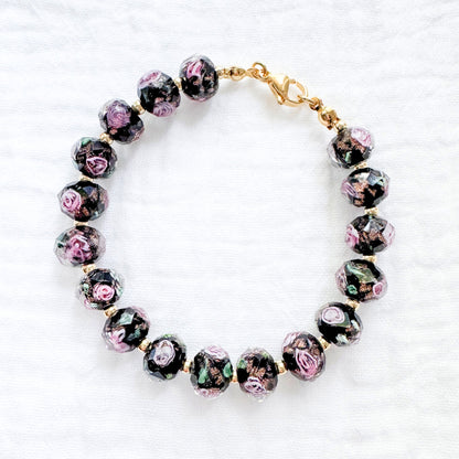 Midnight Rose Bracelet | Gold