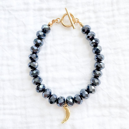 Midnight Moon Bracelet | Gold
