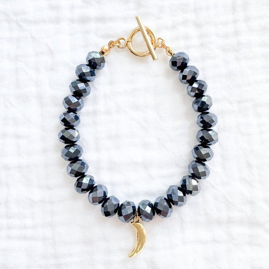 Midnight Moon Bracelet | Gold