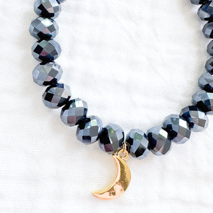 Midnight Moon Bracelet | Gold