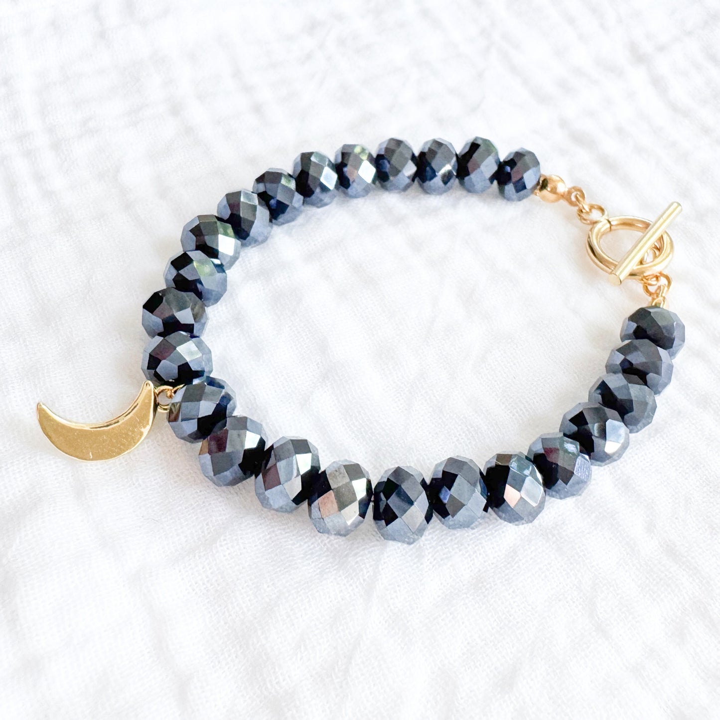 Midnight Moon Bracelet | Gold