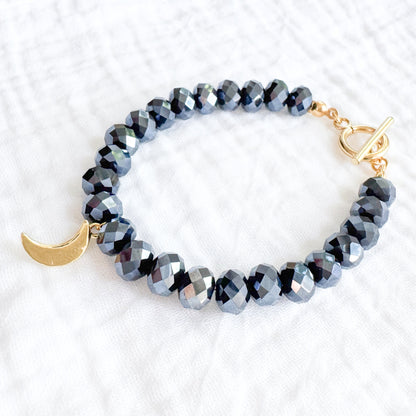 Midnight Moon Bracelet | Gold