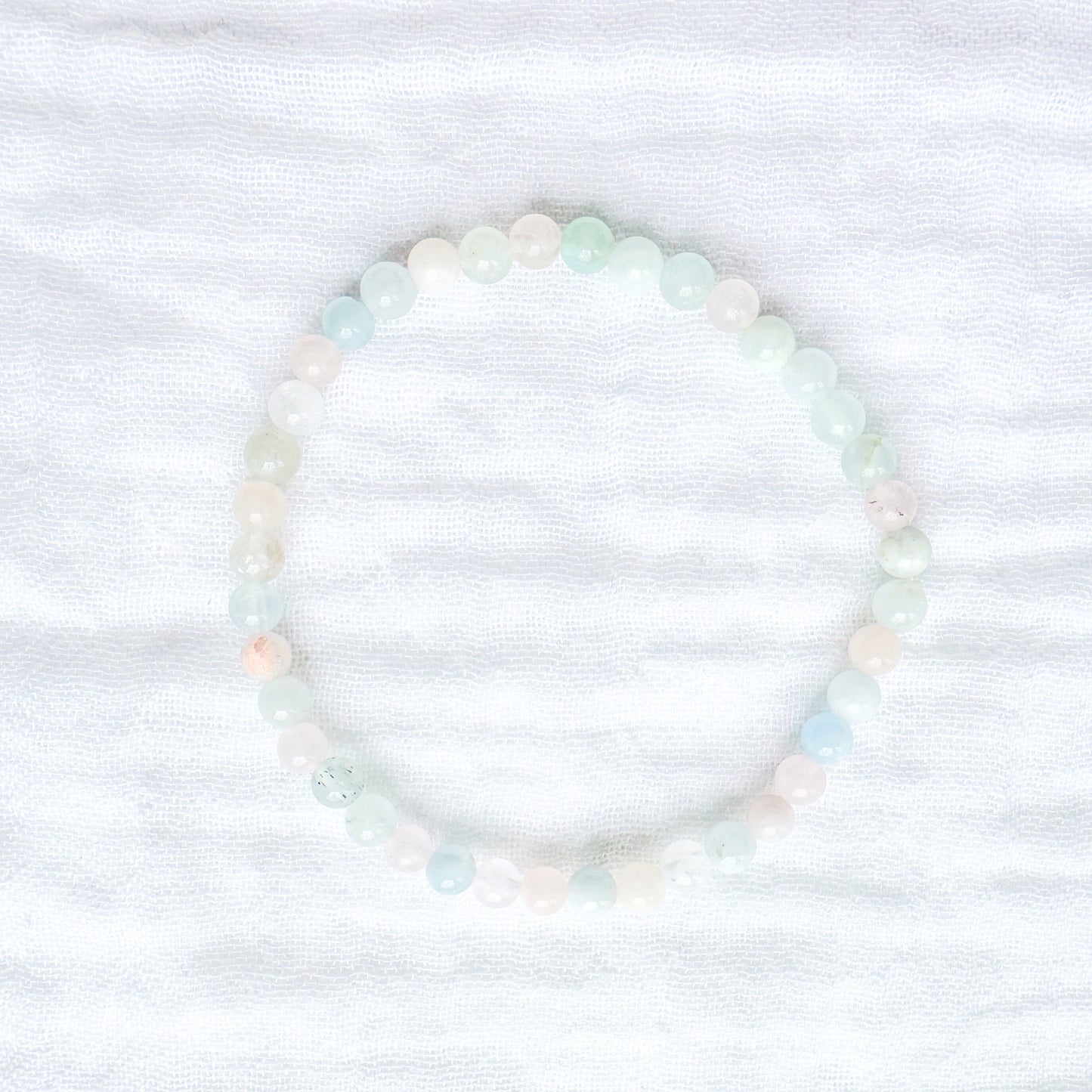 Morganite Gemstone Bracelet
