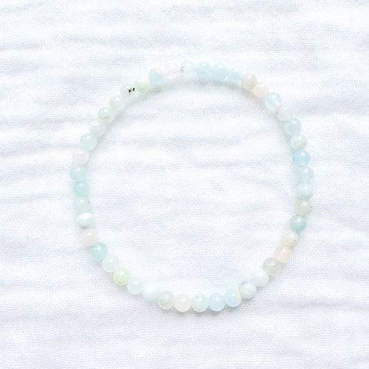 Morganite Gemstone Bracelet