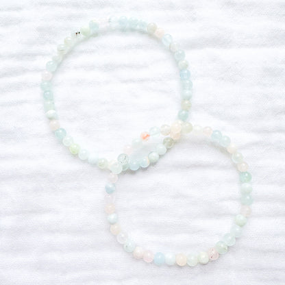 Morganite Gemstone Bracelet