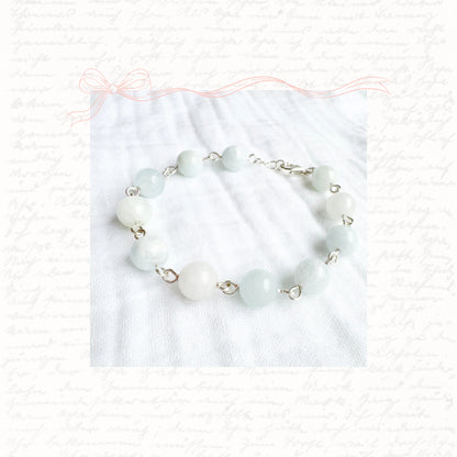 Knightley Gemstone Bracelet | Silver