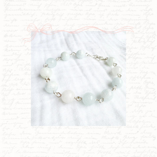 Knightley Gemstone Bracelet | Silver