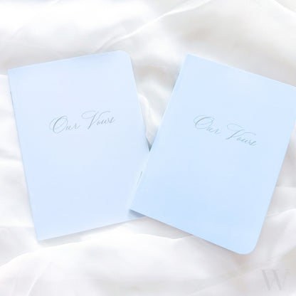 Wedding Vow Books | Custom Our Vows