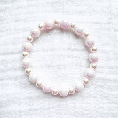 Peony Shell Pearl Bracelet