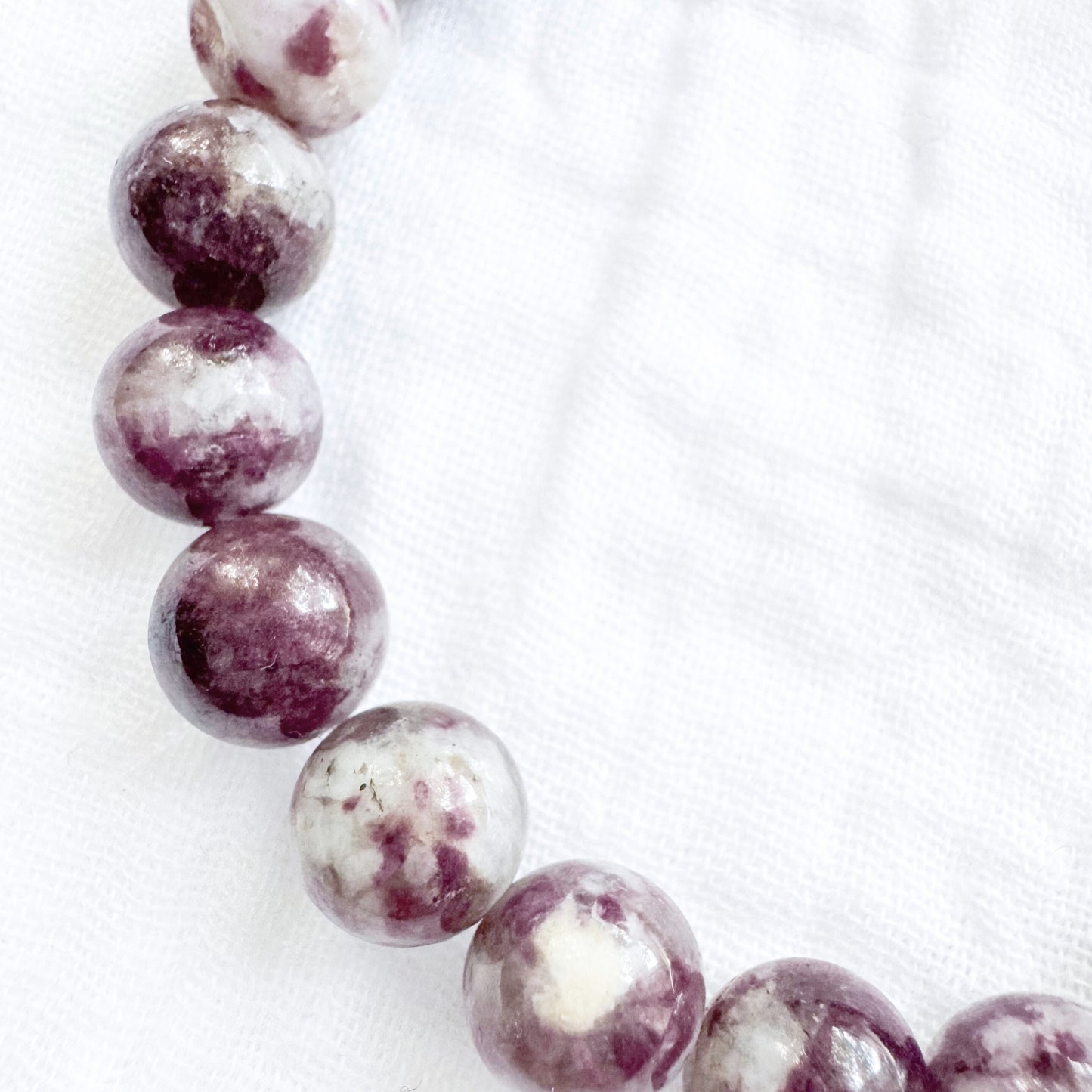 Pink Tourmaline Gemstone Bracelet