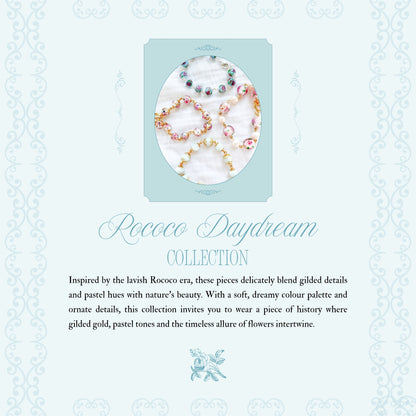 Gilded Icy Blue Bracelet | Gold