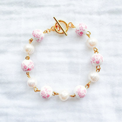 Rococo Daydream Pearl Bracelet | Gold