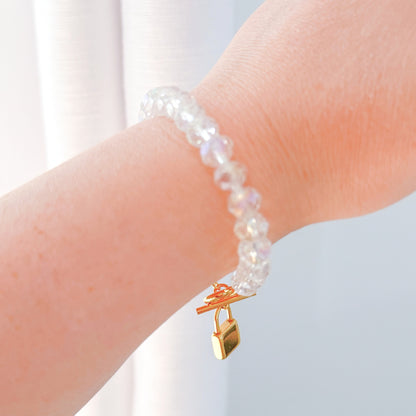 Showgirl Padlock Bracelet | Gold