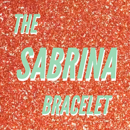Sabrina Sparkle Lock Gemstone Bracelet | Gold
