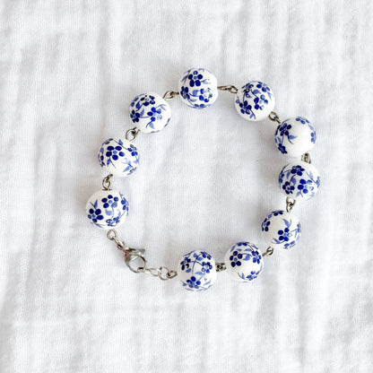 Petites Fleurs Statement Bracelet | Silver