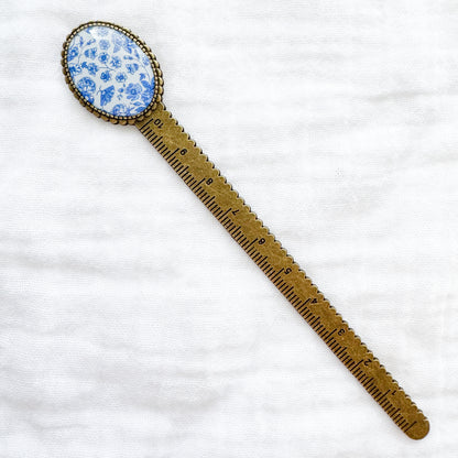 Toile de papillon Bookmark | Bronze