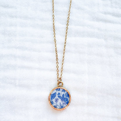 Toile de papillon Coin Necklace | Gold
