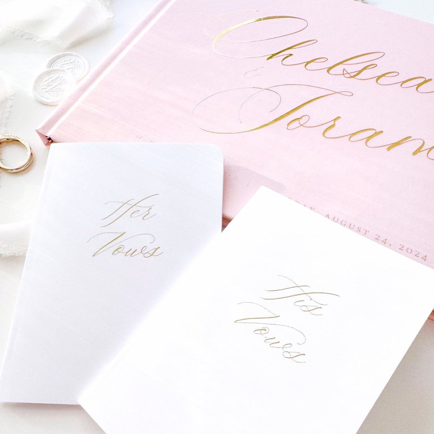 Wedding Vow Books | Custom Pronoun