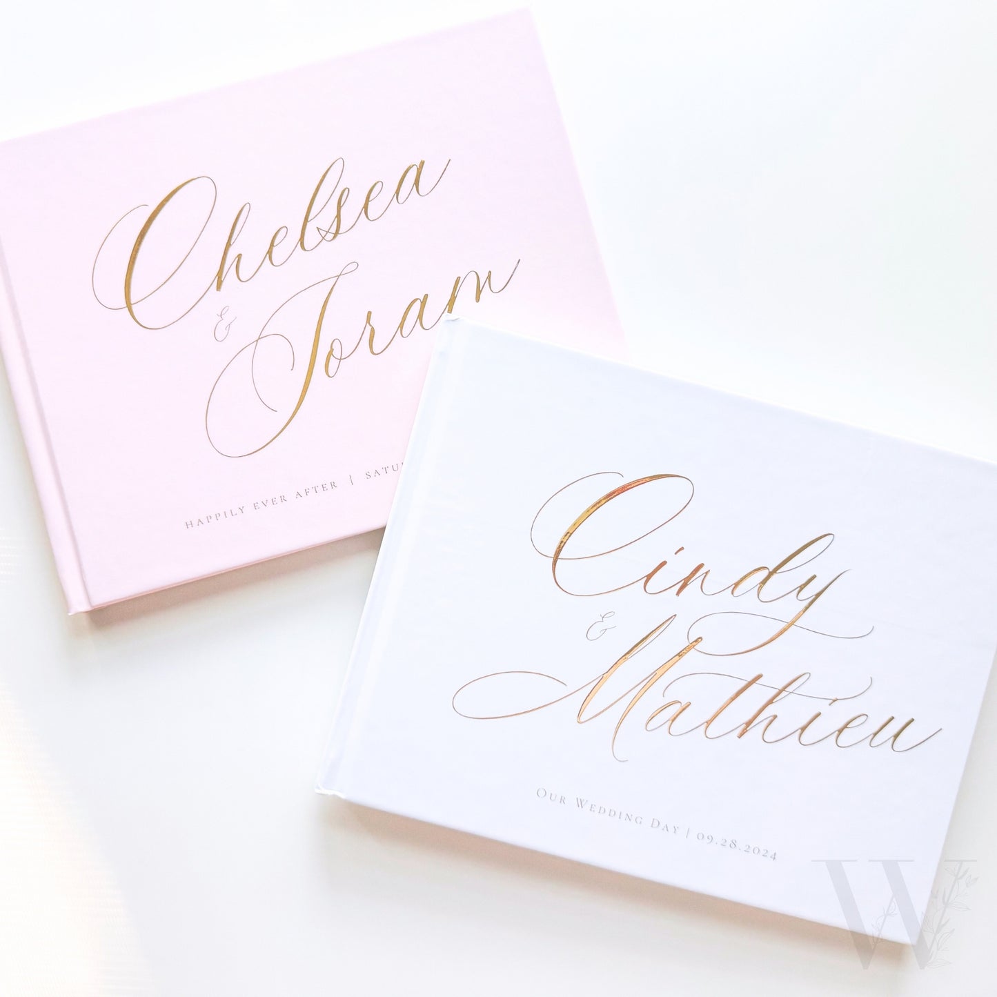 Wedding Guest Book | Custom Foil Embossed Guestbook