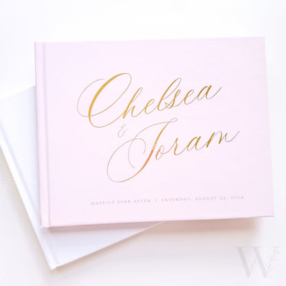 Wedding Guest Book | Custom Foil Embossed Guestbook