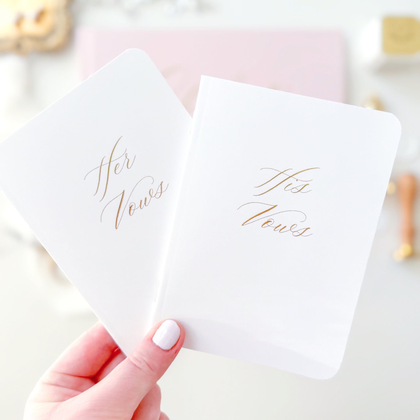 Wedding Vow Books | Custom Pronoun